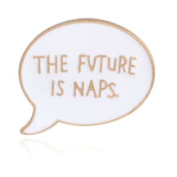 The FUTURE is NAPS Collectible Enamel Pin - Picture 4 of 4